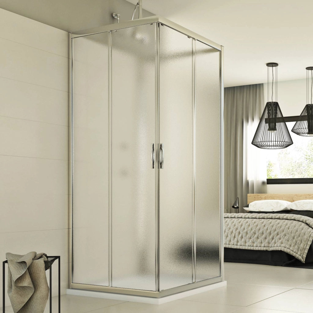 Box Doccia 3 lati 70x100x70 CM H198 stampato C mod. Evolution Trio