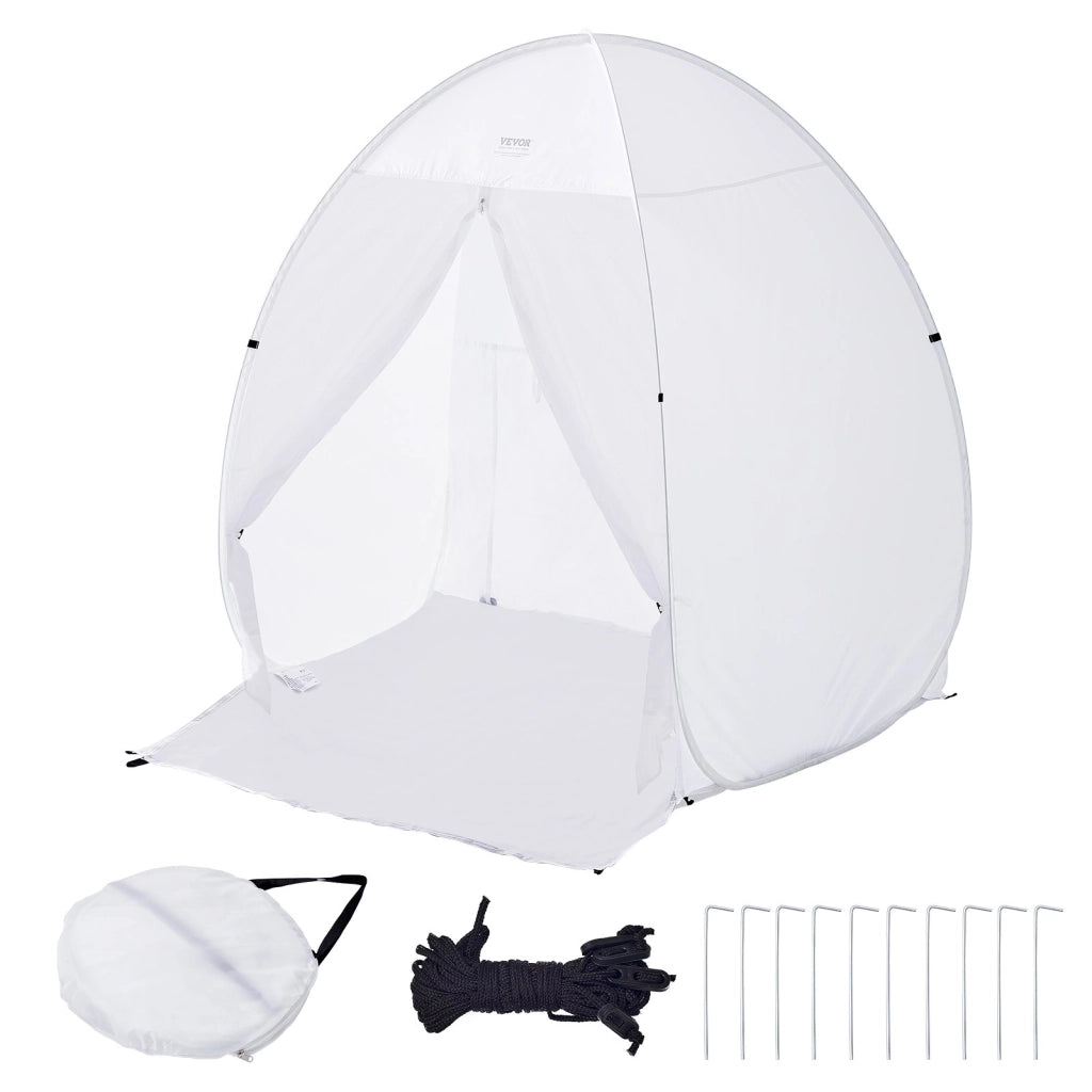 TP24012 Tenda per Verniciatura a Spruzzo Pop-Up Pieghevole in Poliestere Portatile per Fai da Te con Finestra di Scarico 152,4 x 152,4 x 177,8 cm
