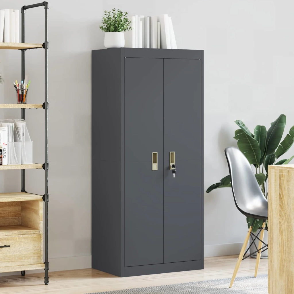 Armadio Antracite 60 x 40 x 140 cm Acciaio