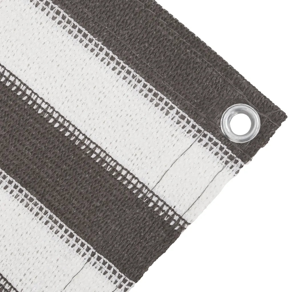 Tappeto da Tenda 250x350 cm Antracite e Bianco 310822