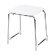 Sgabello Prima Classe Gedy 6072 Bianco/Cromato