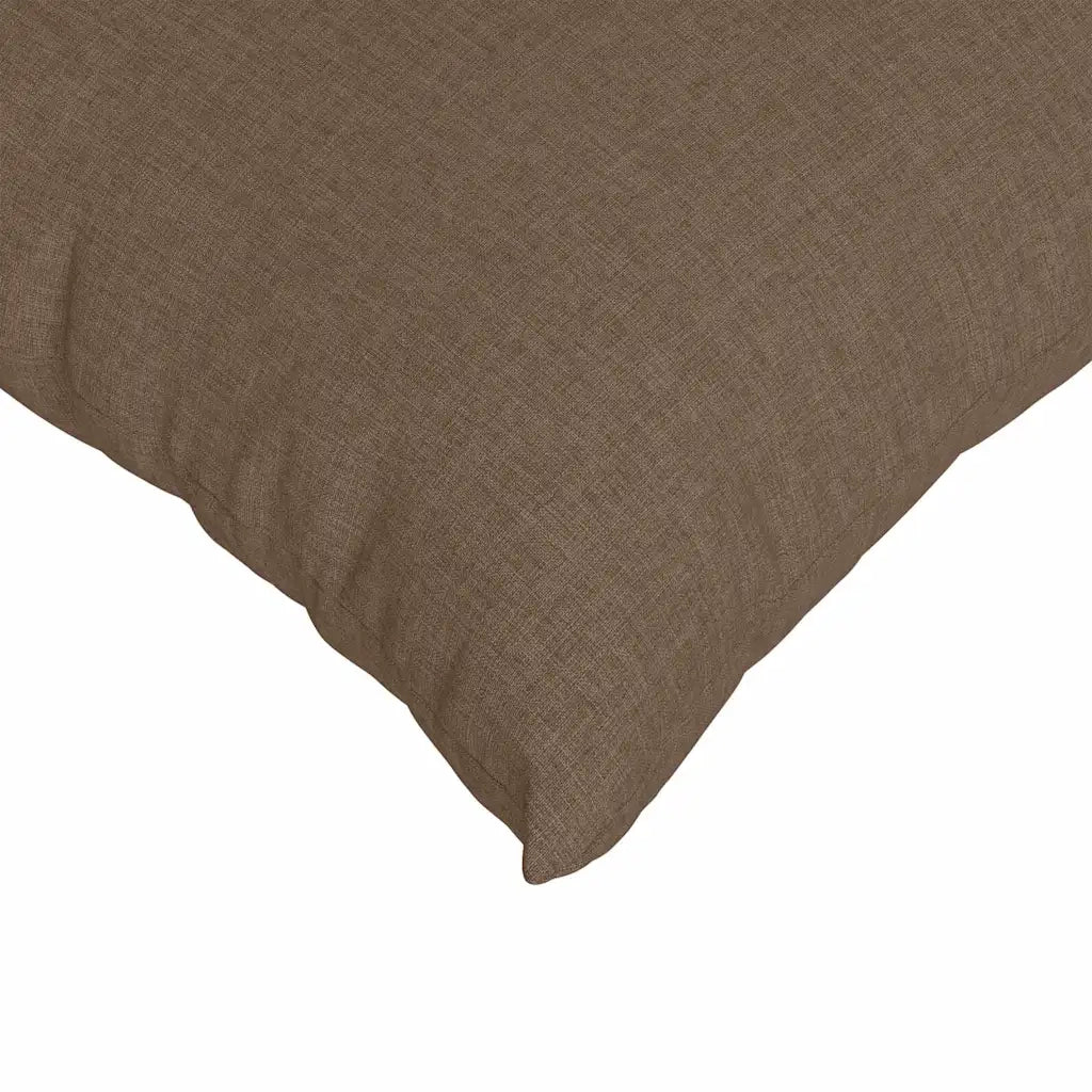 Cuscini da Divano 2 pz | Cuscini per sedie Marrone 80 x 80 cm Tessuto
