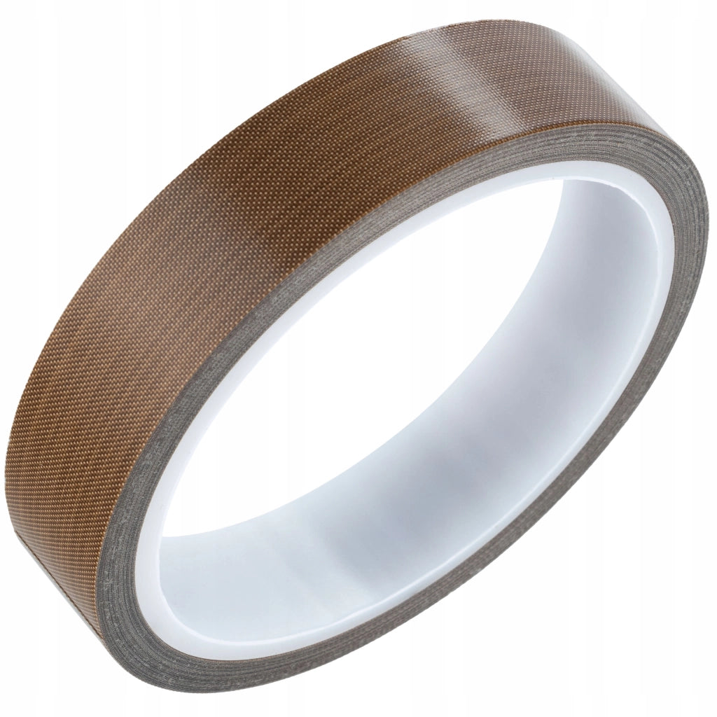 Nastro Teflonato per Saldatrice 25mm x 10m – Resistenza Termica -70°C a +300°C | Base in Fibra di Vetro
