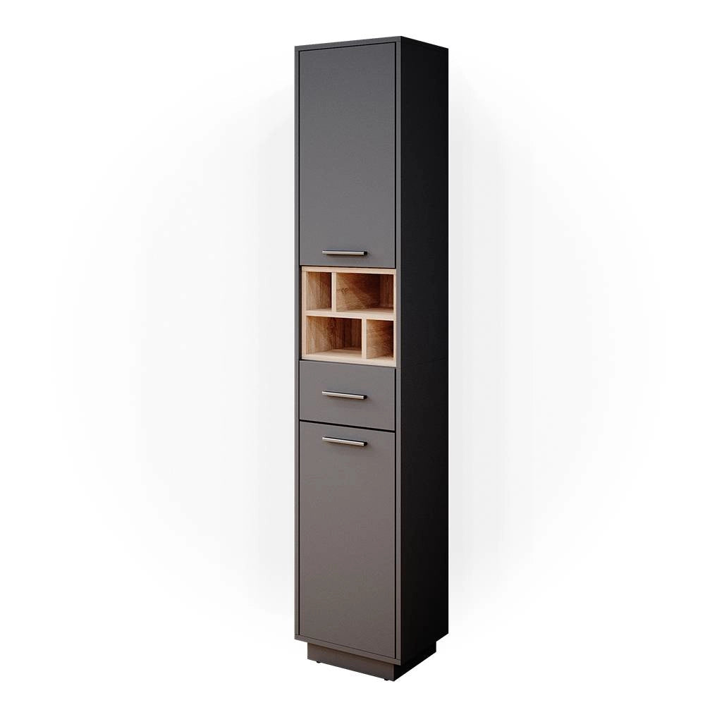 Vicco Mobile bagno alto Antracite 38 x 190 cm