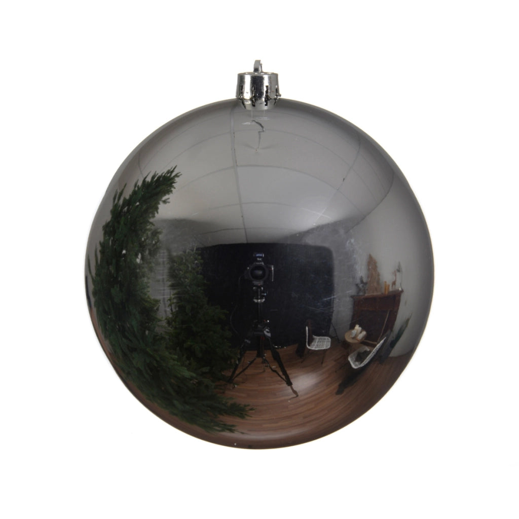 Pallina di natale color argento Kaemingk 20 cm