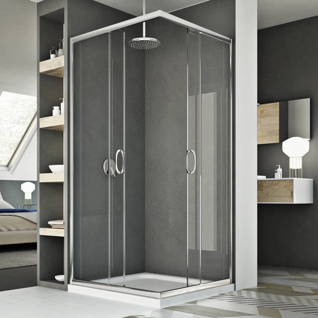 Box doccia 70x80CM H185 trasparente mod. Junior