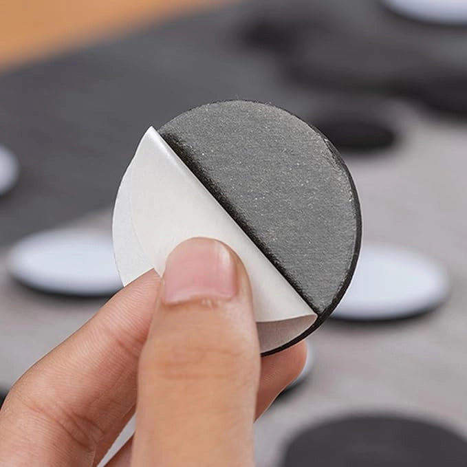 FELTRINI TONDI Ø 22 mm - Bianco - Blister 10 pezzi