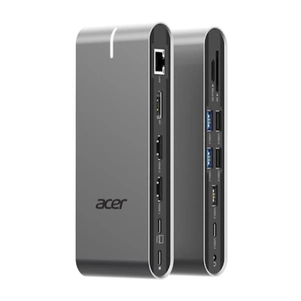 Acer hp.dscab.022 replicatore di porte e docking station per laptop cablato usb 3.2 gen 1 (3.1 gen 1) type-c argento