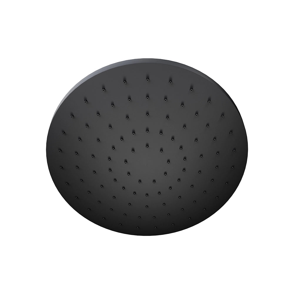 Soffione doccia Ø 20 cm orientabile nero opaco
