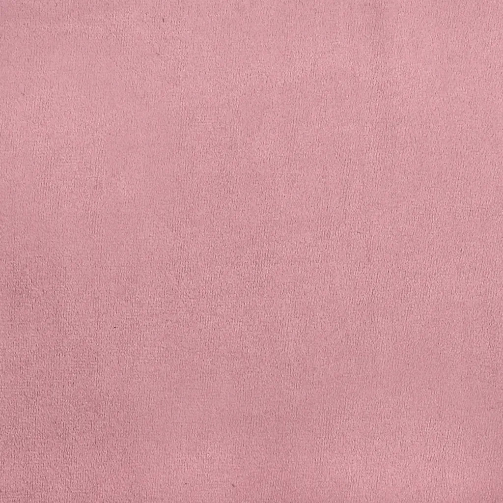 Letto con Materasso Dover Rosa 90x190 cm in Velluto 3208316