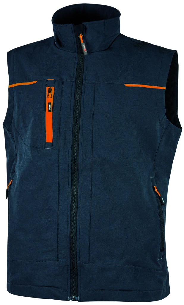 U-Power GILET SATURN Col. Blu/Arancio  Mis. M