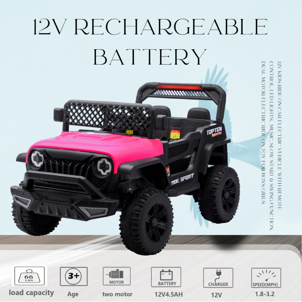 Auto Elettrica Bambini con Telecomando ¨C Minimal ¨C Rosso