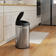 BIDONE RIFIUTI SENSOR 30 L Acciaio Inossidabile Argento con Soft-Close