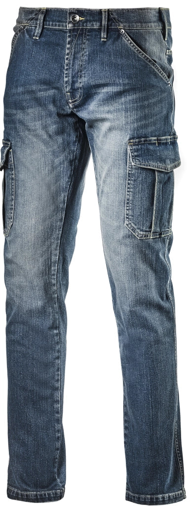 Diadora PANTALONE JEANS CARGO DENIM Col. Blu Mis. 32 (48)
