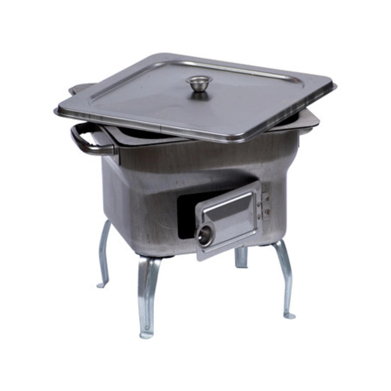 BARBECUE IN ACCIAIO FORNACELLA 25X25XH24 CM
