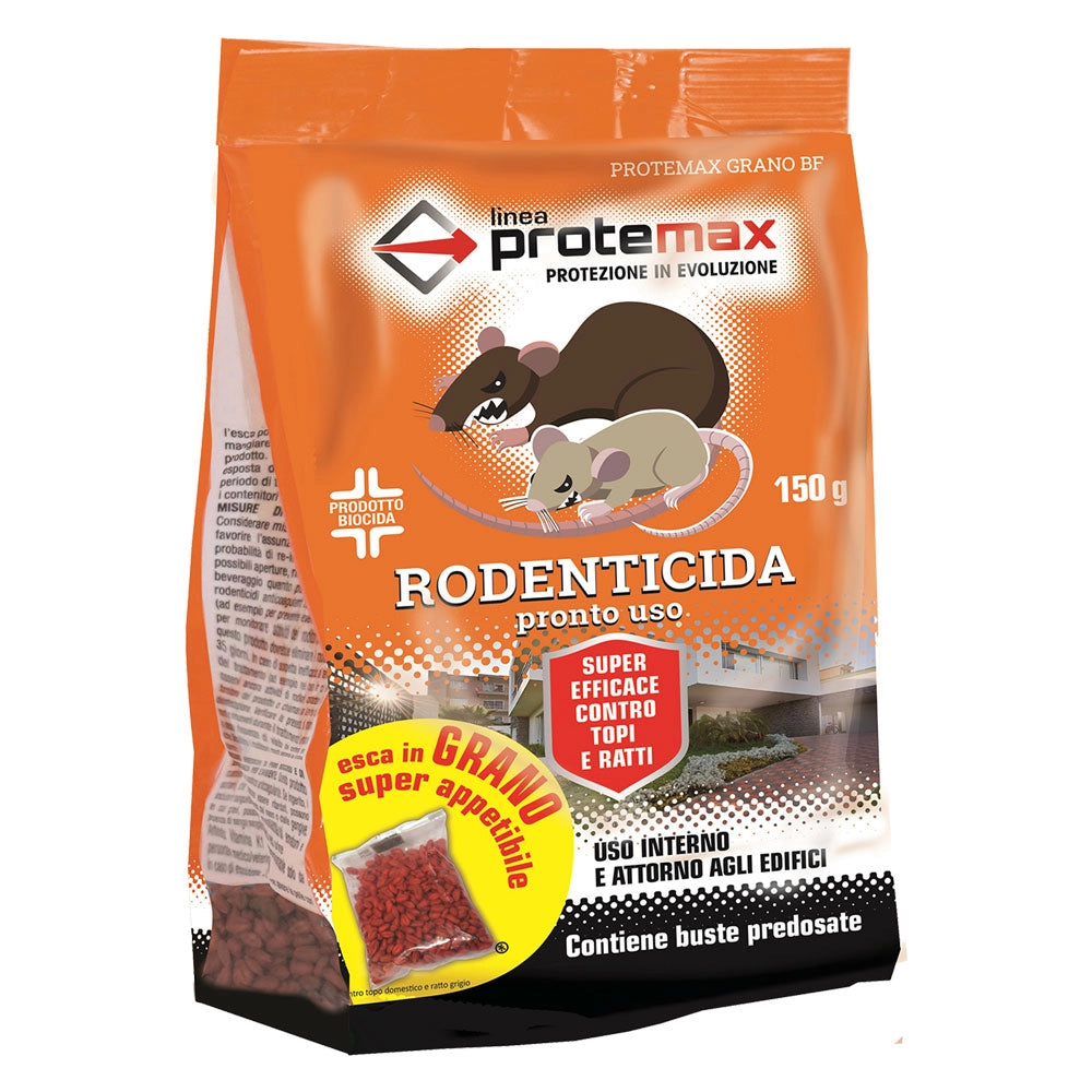 ESCA TOPICIDA IN GRANO 'BF' gr. 150- 8 pezzi  - PROTEMAX