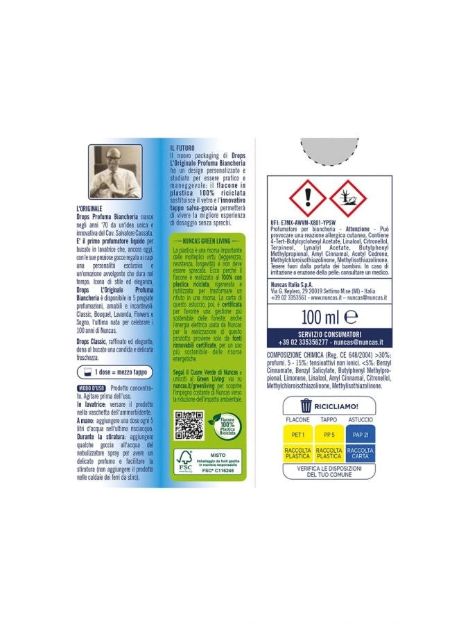 PROFUMA BIANCHERIA DROPS