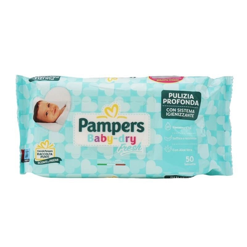 PAMPERS SALVIETTE UMIDIFICATE BAMBINI BABY FRESH 350 PZ