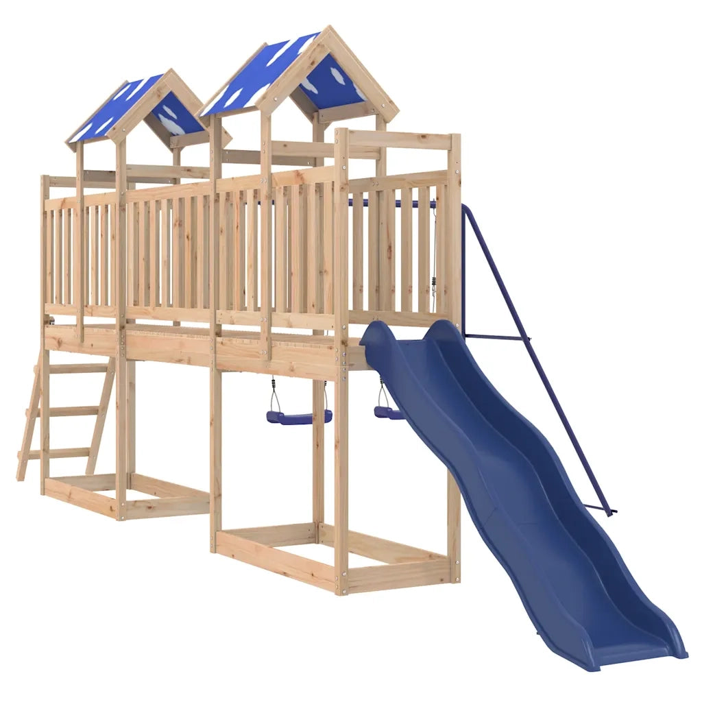 Set da Gioco da Esterno in Legno Massello di Pino 3279082