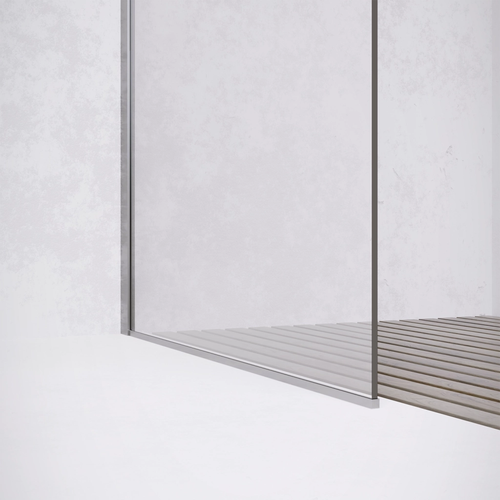 Parete doccia walk-in 90 cm 8mm trasparente anticalcare h200 | Lazaros