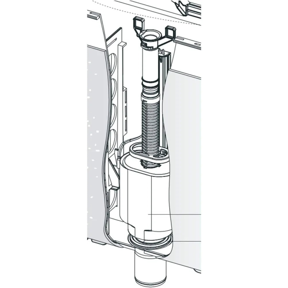 Valvola scarico con guarnizione fluidmaster 608829