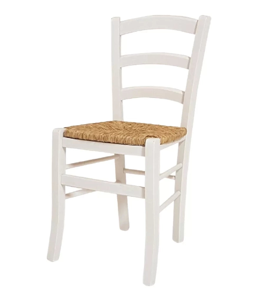 Set 8 pezzi sedia campagnola legno/paglia - Mobili 2G