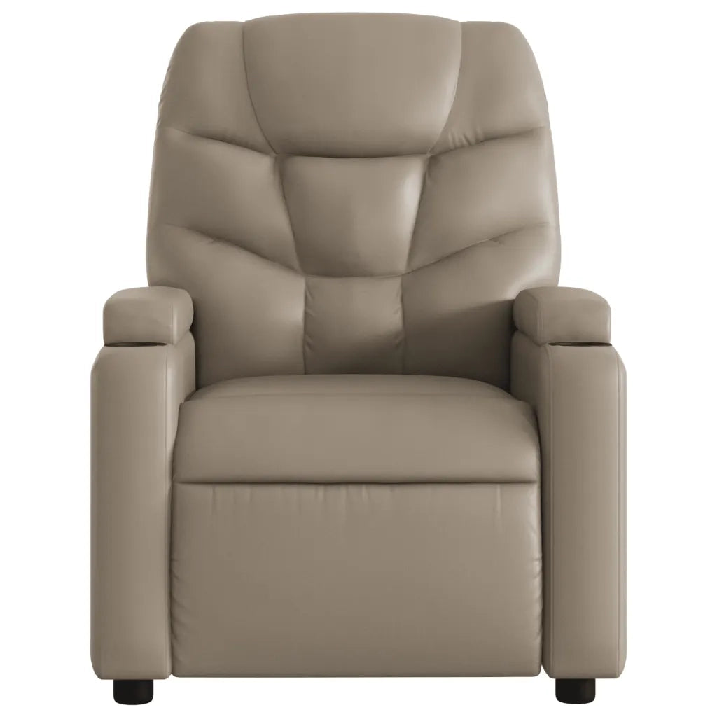 Poltrona Reclinabile Cappuccino in Similpelle 372471