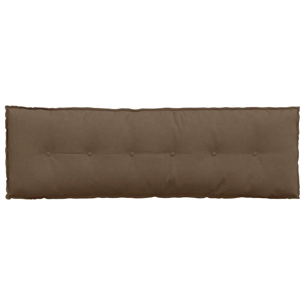 Cuscino per Schiena Marrone 160 x 19 x 50 cm Tessuto 42014877