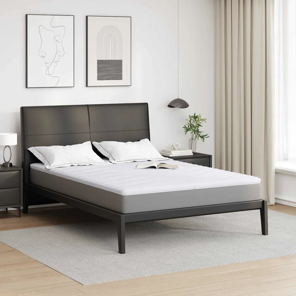 Topper per materasso Bianco 140 x 190 cm Tessuto a maglia CFW4167078