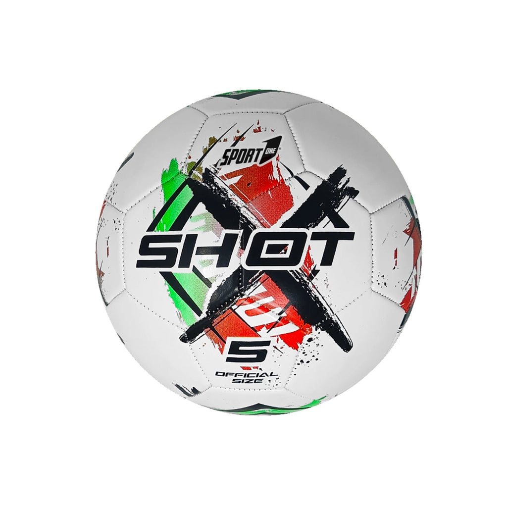 Pallone da Calcio X-Shot Misura 5 Cuoio Sintetico per Partite Allenamenti Colore Assortito
