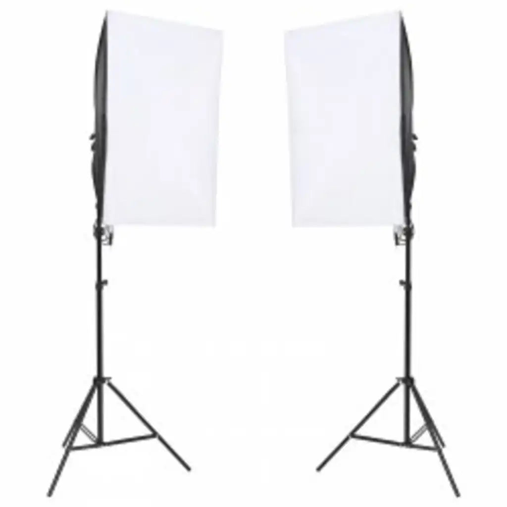 Kit per Studio Fotografico con Set di Luci e Fondale 3094750