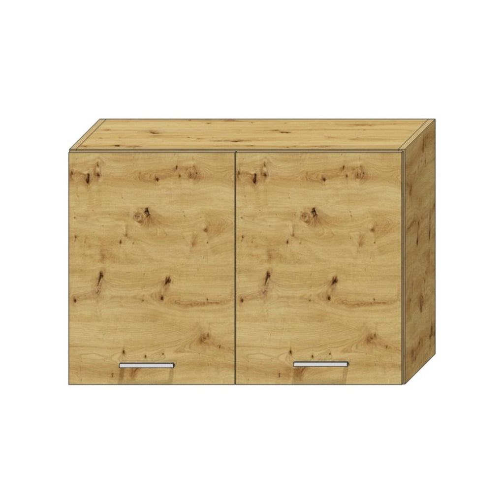 Cucinino Elettrodomestici non inclusi, Teano, Cucina Modulabile, Marrone Rovere Nodi