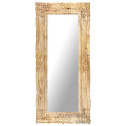 Specchio 110x50 cm in Legno Massello di Mango 321637