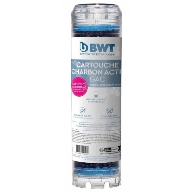 Cartuccia - BWT - carbone attivo granulato - Capacità di trattamento di circa 6 mesi