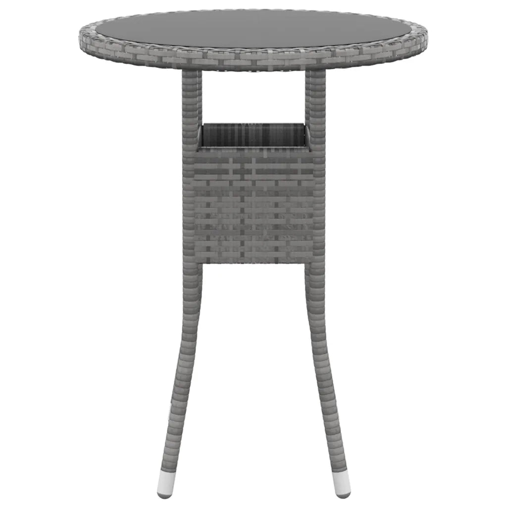 Set Divani da Giardino 5 pz in Polyrattan Grigio 3058475