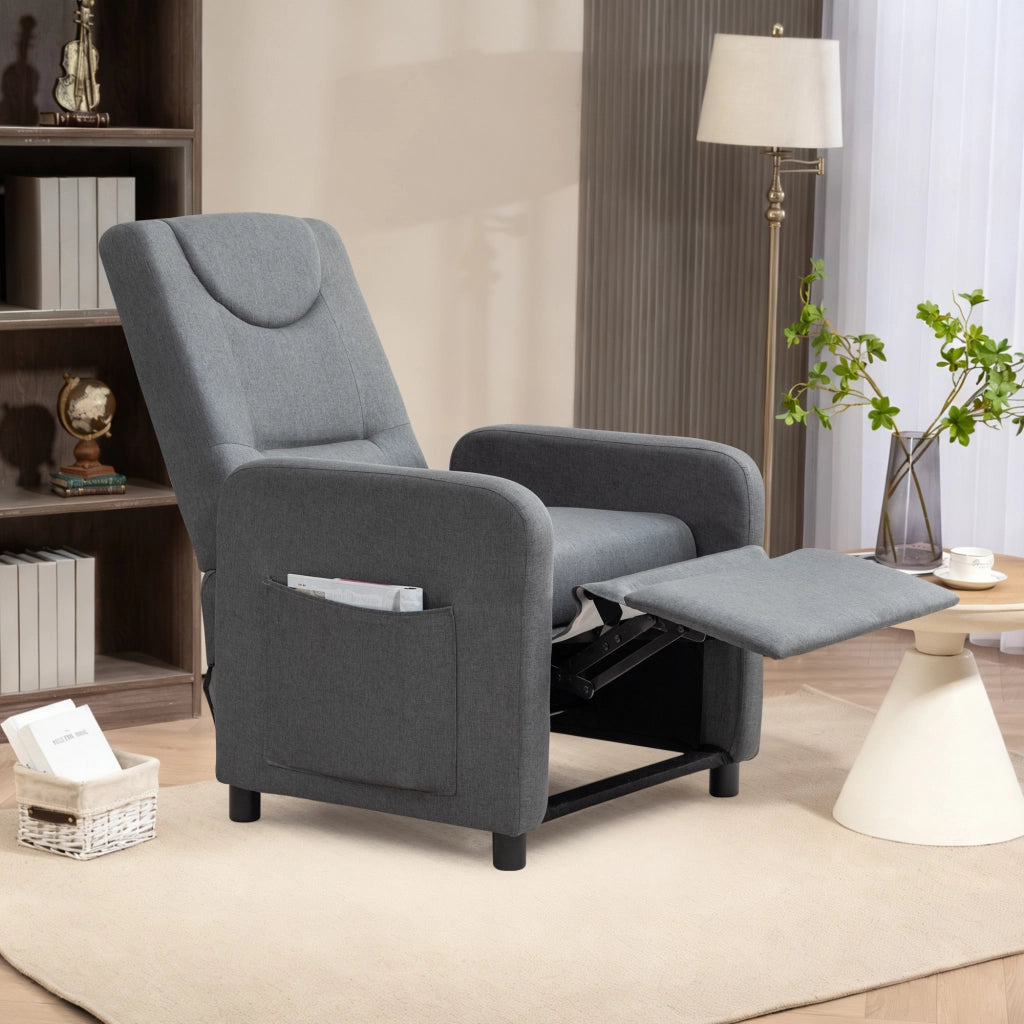 Poltrona Relax Reclinabile ¨C Xylo ¨C Grigio Scuro