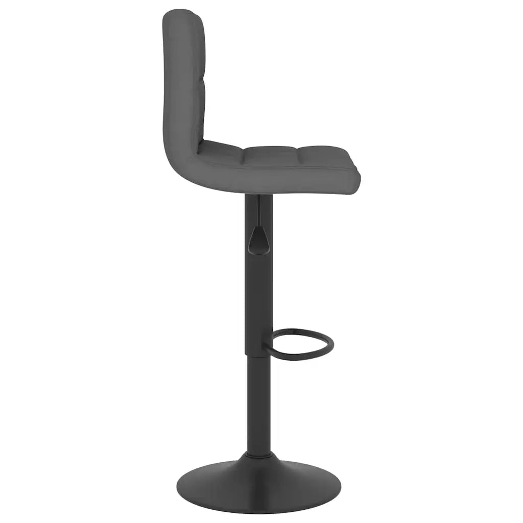 Sgabelli da Bar 2 pz in Tessuto Grigio Scuro 334281