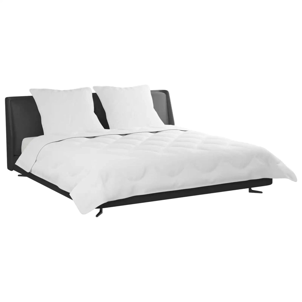 Duvet Estivo con cuscino 3 pcs Bianco Microfibra 3377275