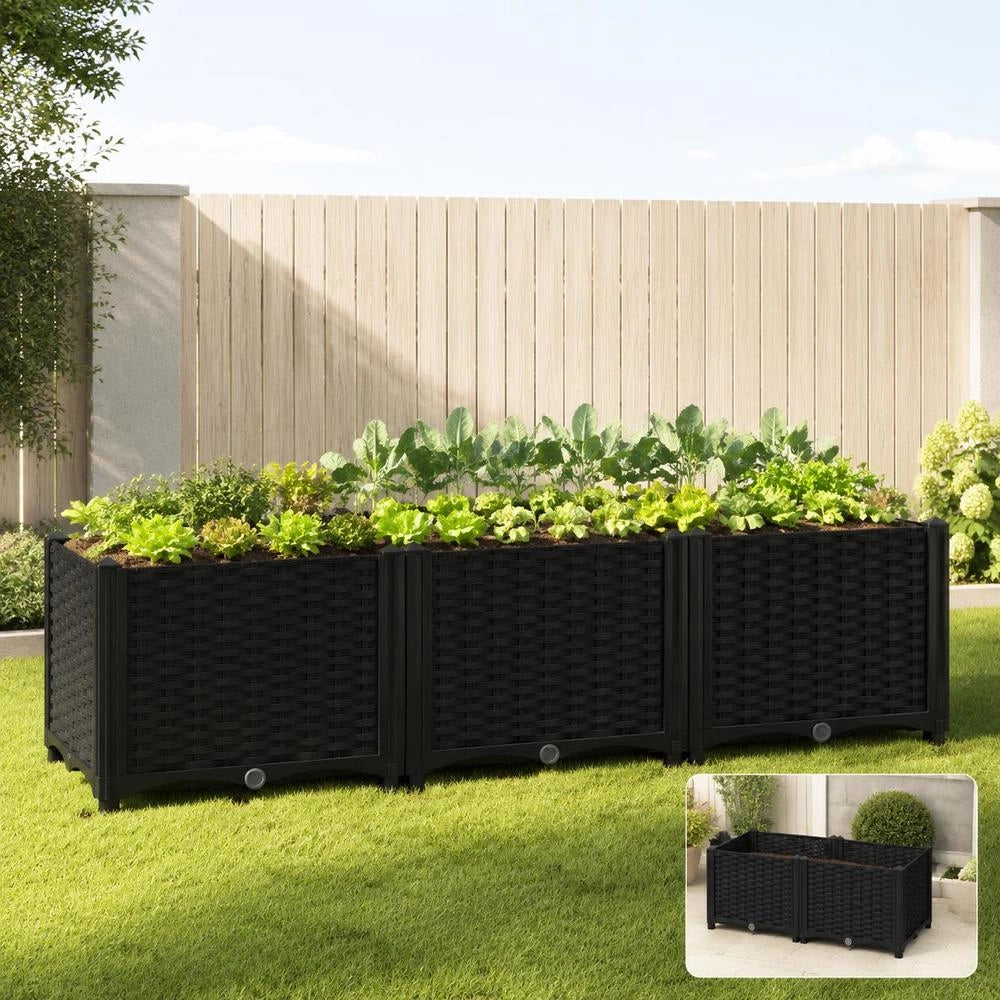 Raised Bed 120x40x38 Cm Polypropylene