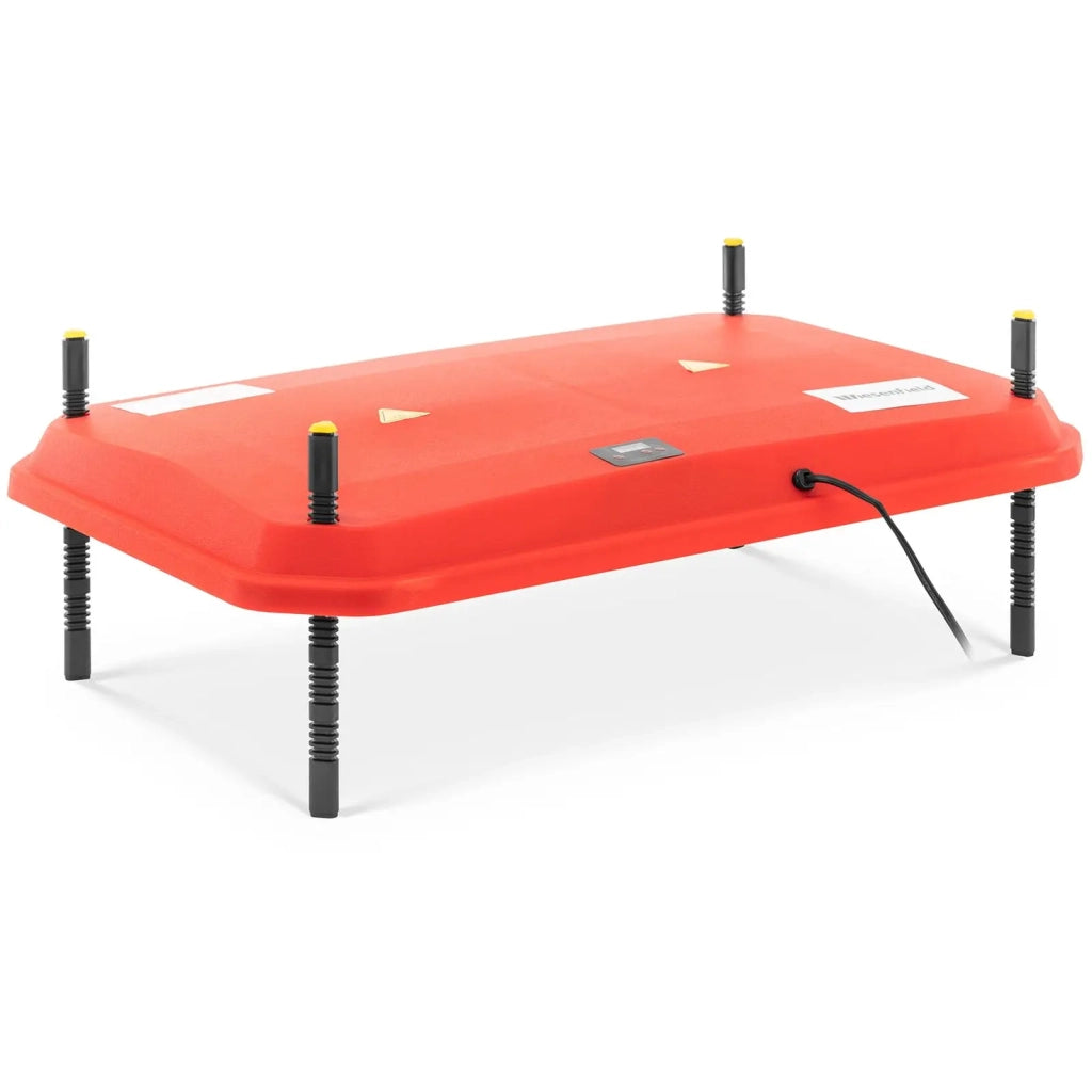 Piastra riscaldante per pulcini 61 x 41 cm per un massimo di 50 pulcini PP rosso 14_0009547