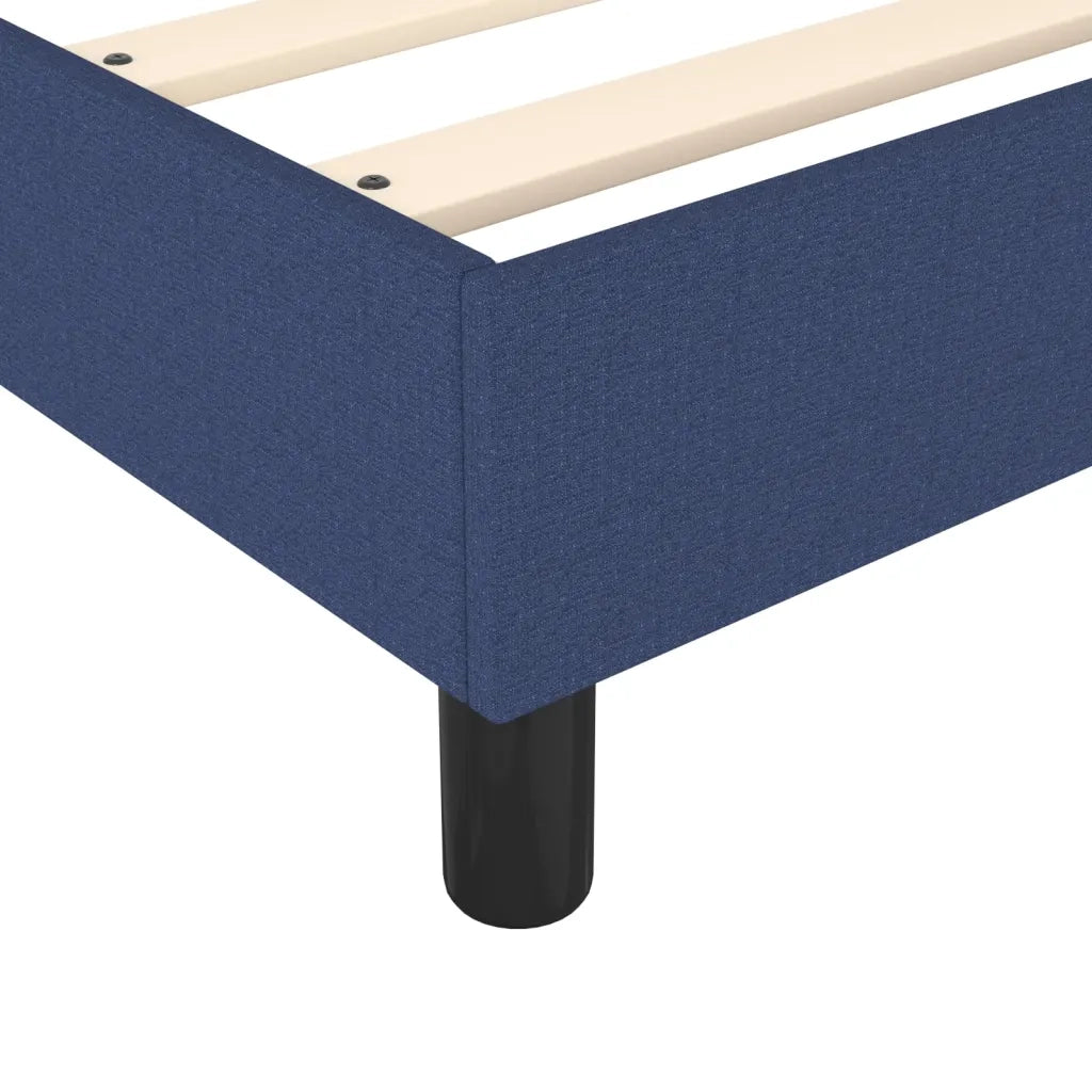 Giroletto a Molle con Materasso Blu 100x200 cm in Tessuto 3144405