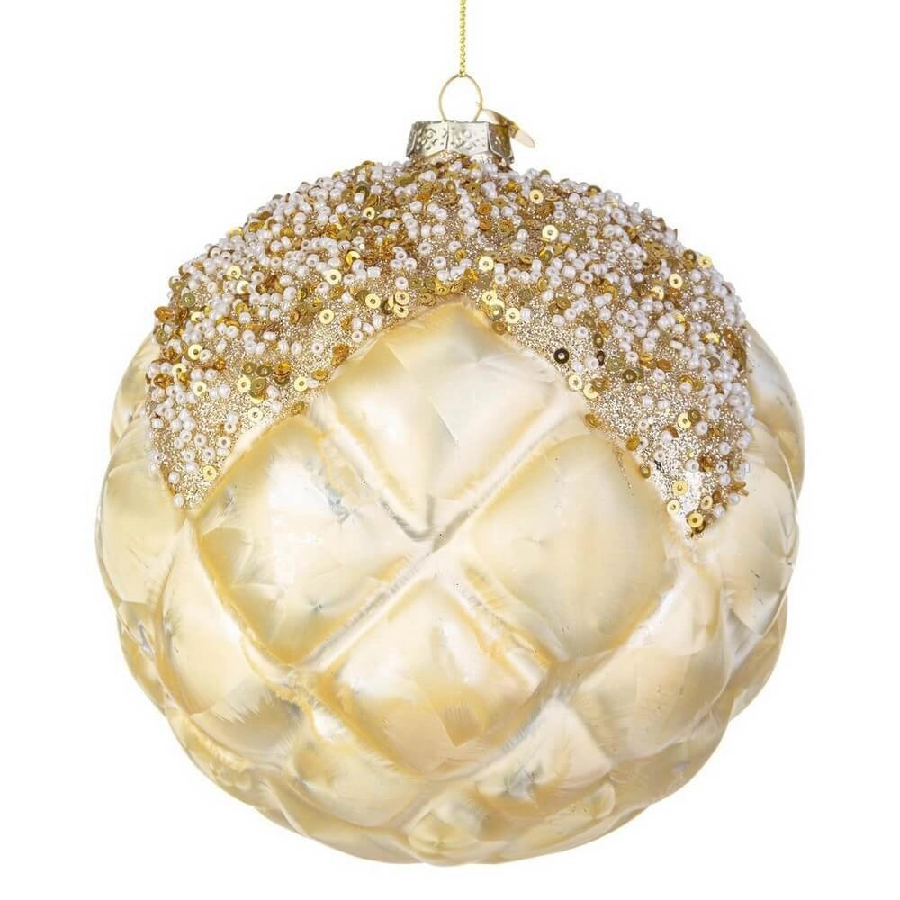 Sfera vetro Aleixa grigio D150