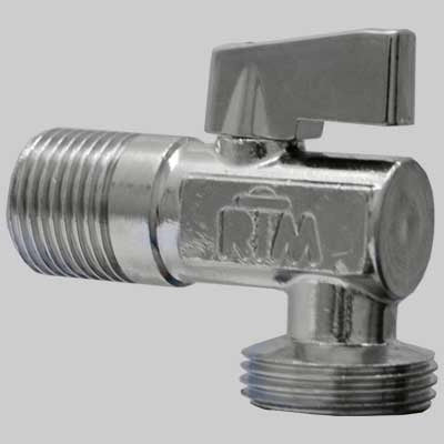 RUBINETTO LAVATRICE A SFERA RTM  1/2x3/4 c/rosetta     RTM
