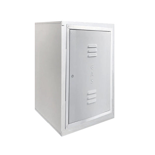CASSETTA PER PROTEZIONE CONTATORE GAS ZINCATA- cm 50x50x30 (HxLxP) Smontata- FERRA- pezzi 1