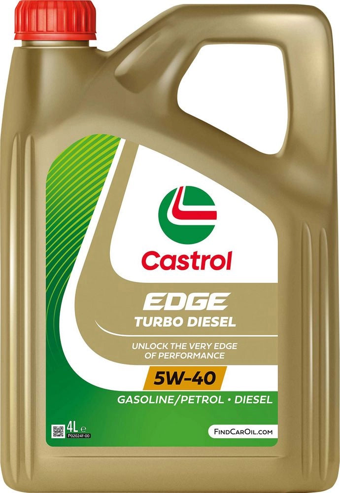 Olio motore lubrificante auto Edge Turbo Diesel 5W40 Q3 Titanium 4L