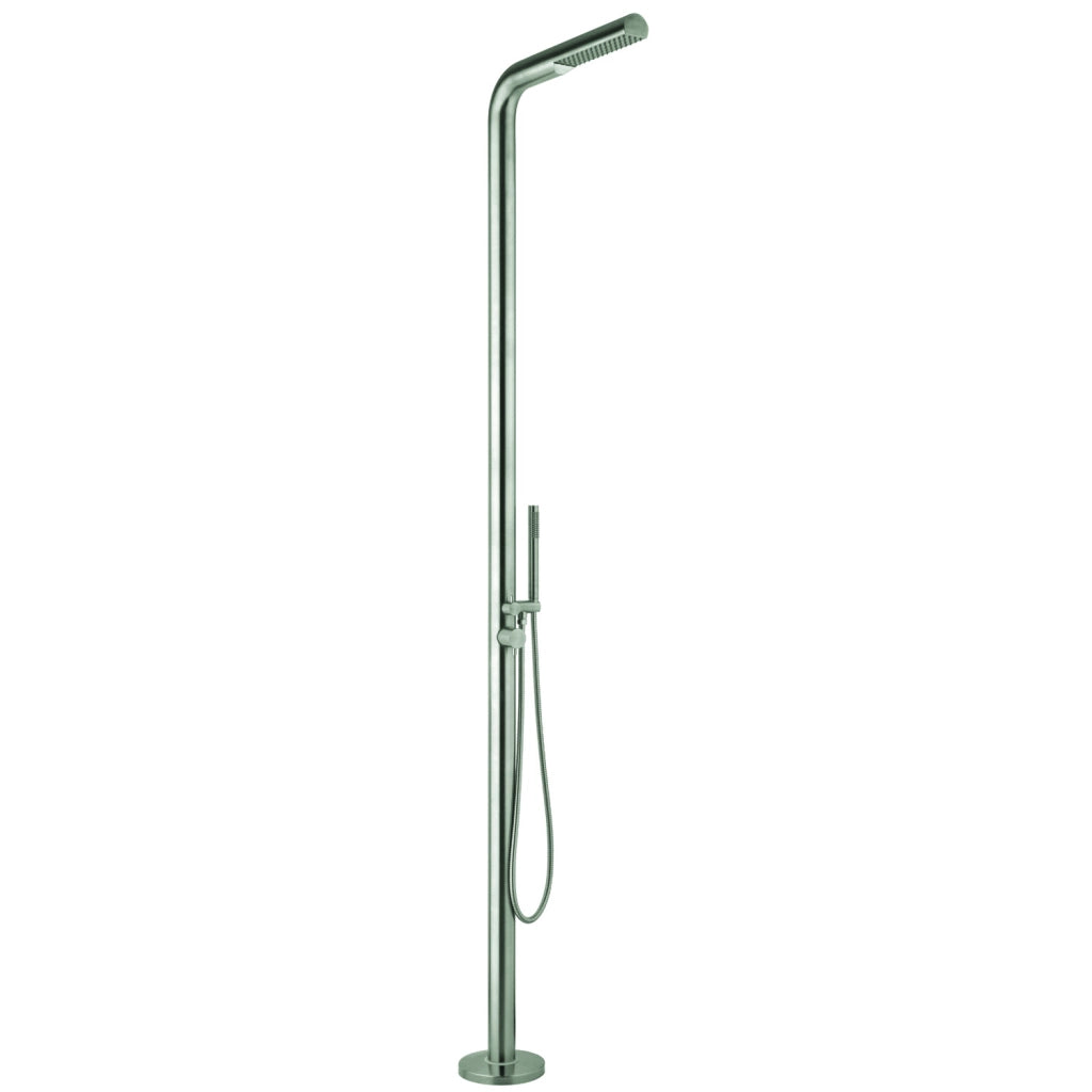 Colonna doccia acciaio inox 316 soffione, doccia e flessibile