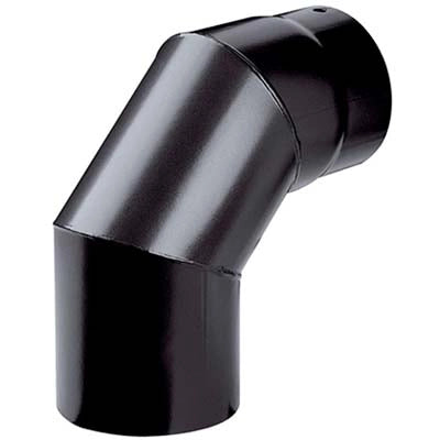 GOMITO LEGNA 90  ° PLUS NERO OPACO SAVE  CM 13