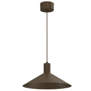 Lampada a sospensione Nox 1xGU10 bronzo metallo 40 cm