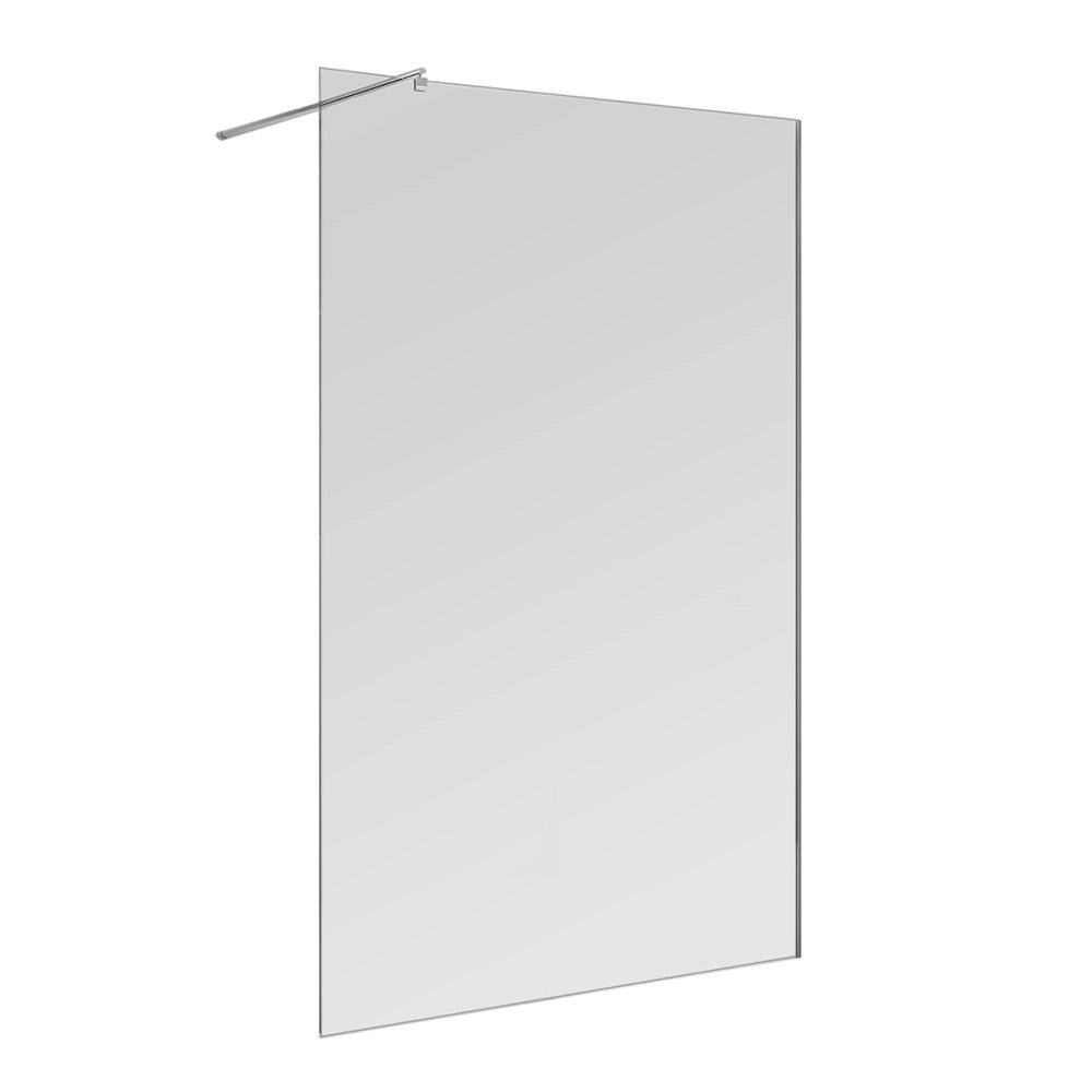 Doccia Walk-In 100 cm trasparente 6 mm profilo cromo H 200 cm Klug