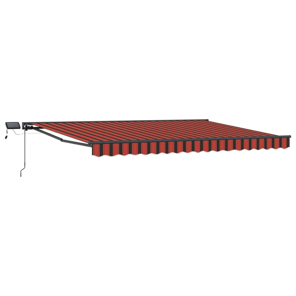Cornice per Tenda Manuale con LED 4 × 3,5 m 3420861